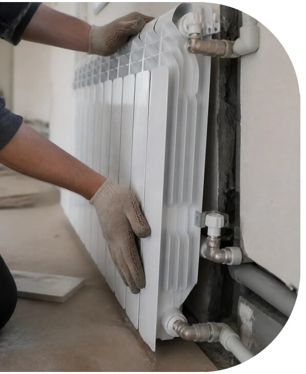 Монтаж радиаторного отопления в частном доме в Котельниках